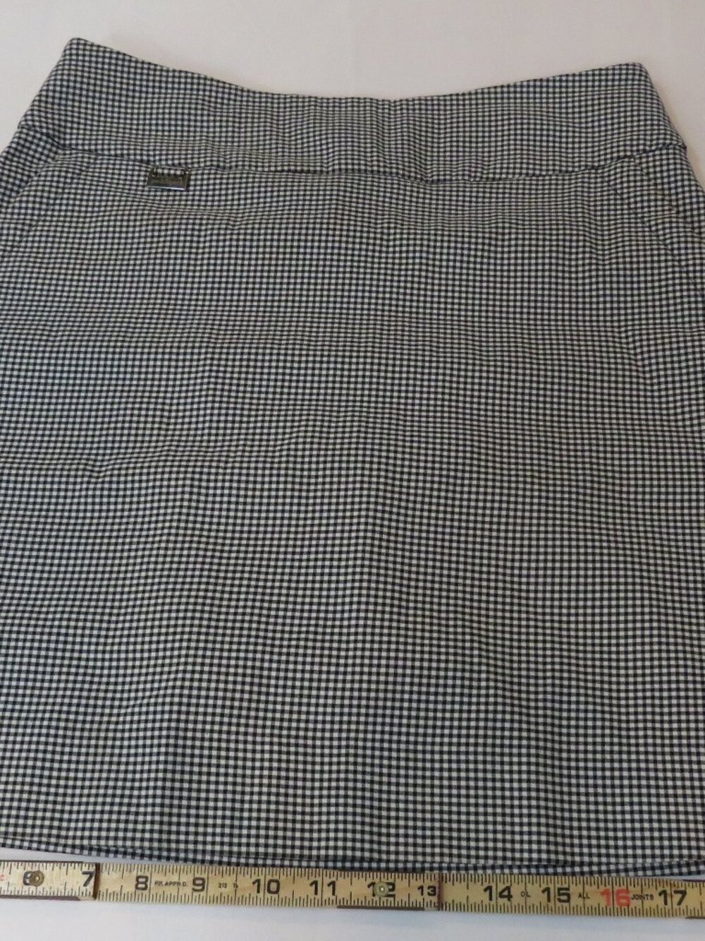 Peck & And Peck skort Skirt Size 6 Houndstooth Alabama Football Golf Tennis